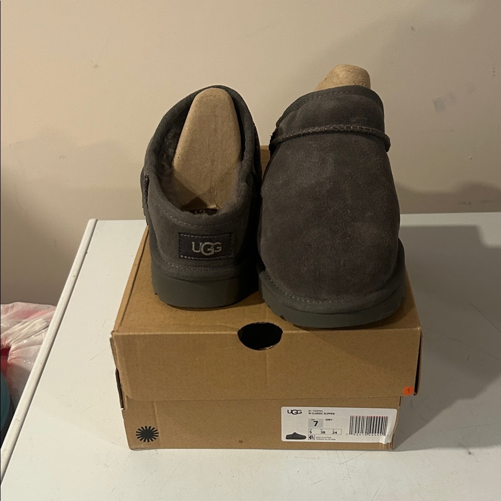 UGG Women's Dark Gray Mules